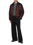 Figure View - Click To Enlarge - PRADA - Zip Up Bi Colour Nylon Jacket