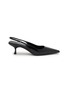 PRADA Décolleté 55 Slingback Leather Pumps