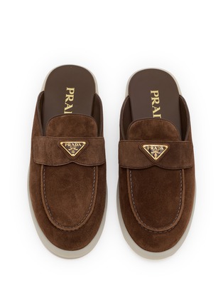 Detail View - Click To Enlarge - PRADA - St. Tropez Suede Mules