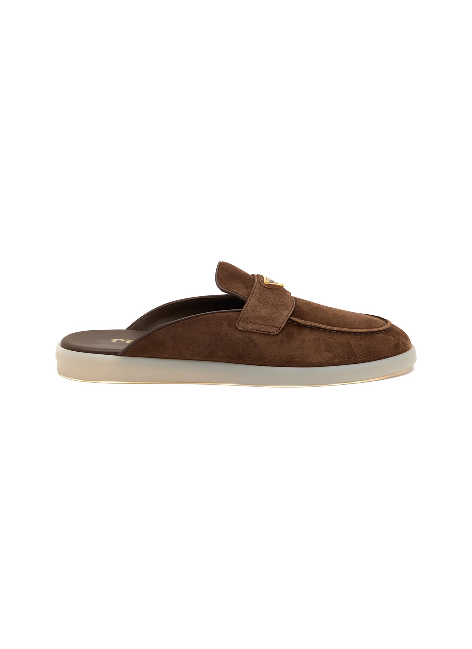 PRADA | St. Tropez Suede Mules | Women | Lane Crawford