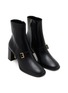 Detail View - Click To Enlarge - PRADA - Tronchetti 65 Leather Ankle Boots