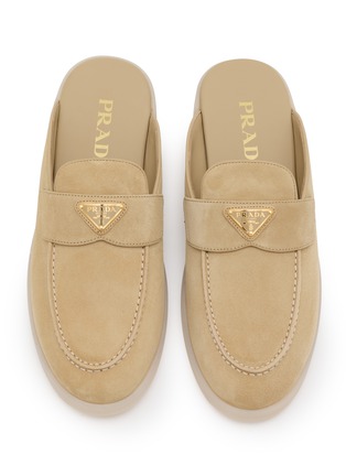 Detail View - Click To Enlarge - PRADA - St. Tropez Suede Mules
