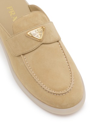 Detail View - Click To Enlarge - PRADA - St. Tropez Suede Mules
