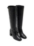 Detail View - Click To Enlarge - PRADA - Stivali 65 Leather Tall Boots