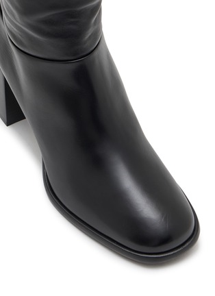 Detail View - Click To Enlarge - PRADA - Stivali 65 Leather Tall Boots