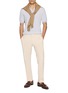 Figure View - Click To Enlarge - ORLEBAR BROWN - Horton Contrast Tipping Open Collar Polo Shirt