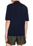 Back View - Click To Enlarge - ORLEBAR BROWN - Roddy Chevron Stripe Knit Shirt