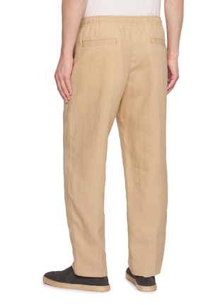 Back View - Click To Enlarge - ORLEBAR BROWN - Alex Drawstring Waistband Linen Pants