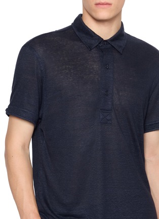  - ORLEBAR BROWN - Sebastian Linen Polo Shirt