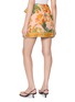 Back View - Click To Enlarge - FARM RIO - Birds Wrap Mini Skirt