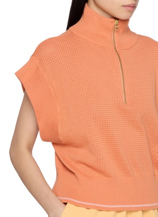  - VARLEY - Fulton Half Zip Cotton Knit Top