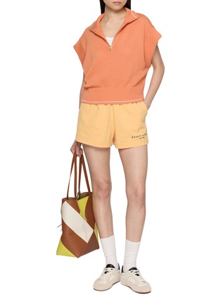 Figure View - Click To Enlarge - VARLEY - Fulton Half Zip Cotton Knit Top