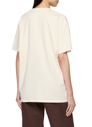 Back View - Click To Enlarge - MOTHER - The Sleep Over Oversized Graphic T-Shirt