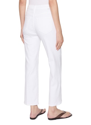 Back View - Click To Enlarge - MOTHER - The Rambler Zip Ankle Light Wash Jeans