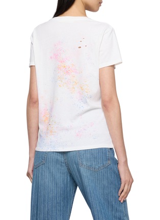 Back View - Click To Enlarge - MOTHER - The Lil Goodie Goodie Helicopter Graphic Cotton T-Shirt