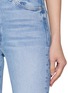  - MOTHER - The Hustler Ankle Fray Light Wash Jeans
