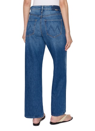 Back View - Click To Enlarge - MOTHER - The Dodger Flood Mid Wash Jeans