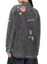 Back View - Click To Enlarge - MOTHER - Exes And Ohs Embroidered Cotton Denim Shirt