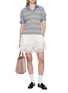 Figure View - Click To Enlarge - LMND - Lace Trim Lumi Shorts
