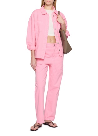 Figure View - Click To Enlarge - LMND - Liora Shacket Cotton Jacket