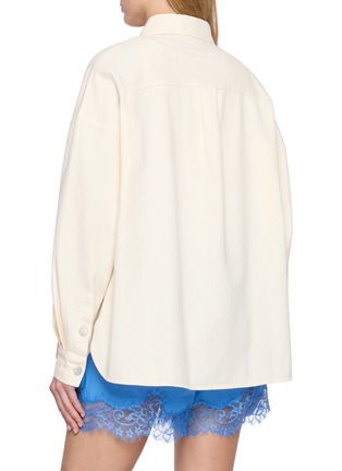 Back View - Click To Enlarge - LMND - Liora Shacket Cotton Jacket