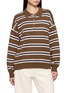 LMND Alto Long Sleeve Striped Polo Shirt
