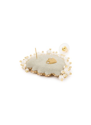 Detail View - Click To Enlarge - OLIVIA DAR - Sun Moon Stud Earrings