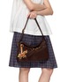 Figure View - Click To Enlarge - OLIVIA DAR - Horse Beaded Bag Charm