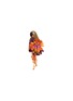 OLIVIA DAR Parrot Beaded Brooch