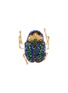 OLIVIA DAR Beetle Beaded Brooch 