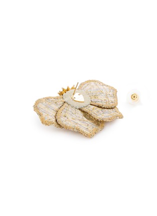 Detail View - Click To Enlarge - OLIVIA DAR - Peonie Stud Earrings