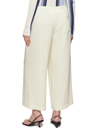 Back View - Click To Enlarge - THEORY - Fluid Cropped Satin Pants