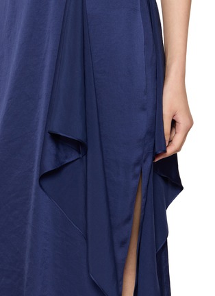 - THEORY - Draped Satin Sarong Skirt