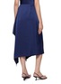 Back View - Click To Enlarge - THEORY - Draped Satin Sarong Skirt