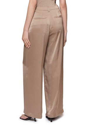 Back View - Click To Enlarge - THEORY - Relaxed Satin Wide Leg Pants