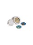 Detail View - Click To Enlarge - TATEOSSIAN - Porthole Picture Frame White Bronze Cufflinks