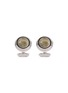 TATEOSSIAN Porthole Picture Frame White Bronze Cufflinks