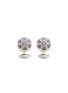 TATEOSSIAN Star Weave Palladium Plated Brass Cufflinks