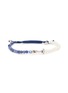 TATEOSSIAN Feng Shui Fish Macrame Pearl Beaded Palladium Sterling Silver Bracelet