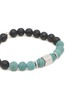 Detail View - Click To Enlarge - TATEOSSIAN - Rigato Lava Beaded Rhodium Sterling Silver Bracelet