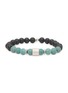 TATEOSSIAN Rigato Lava Beaded Rhodium Sterling Silver Bracelet