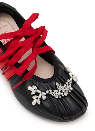 Detail View - Click To Enlarge - ADIDAS - X Simone Rocha Taekwondo Women's Ballerina Sneakers