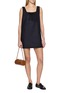 Figure View - Click To Enlarge - MIU MIU - Lana Bow-Detail Mini Dress