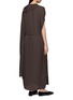 Back View - Click To Enlarge - RUOHAN - Seren Draped Cape Silk Dress