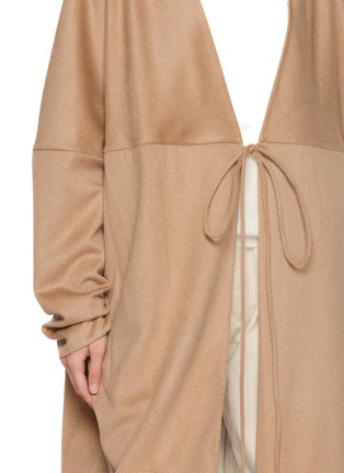  - RUOHAN - Savai Self Tie Camel Hair Long Jacket