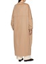 Back View - Click To Enlarge - RUOHAN - Savai Self Tie Camel Hair Long Jacket