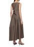 Back View - Click To Enlarge - RUOHAN - Mirel Sleeveless Asymmetric Wool Dress
