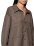  - RUOHAN - Kaaf Rounded Hem Wool Shirt