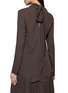 Back View - Click To Enlarge - RUOHAN - Chios Long Sleeve Back Tie Silk Top