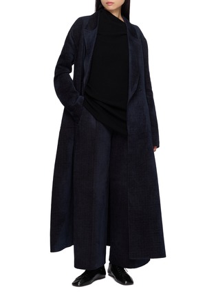 Figure View - Click To Enlarge - RUOHAN - Kald Double Breasted Long Coat